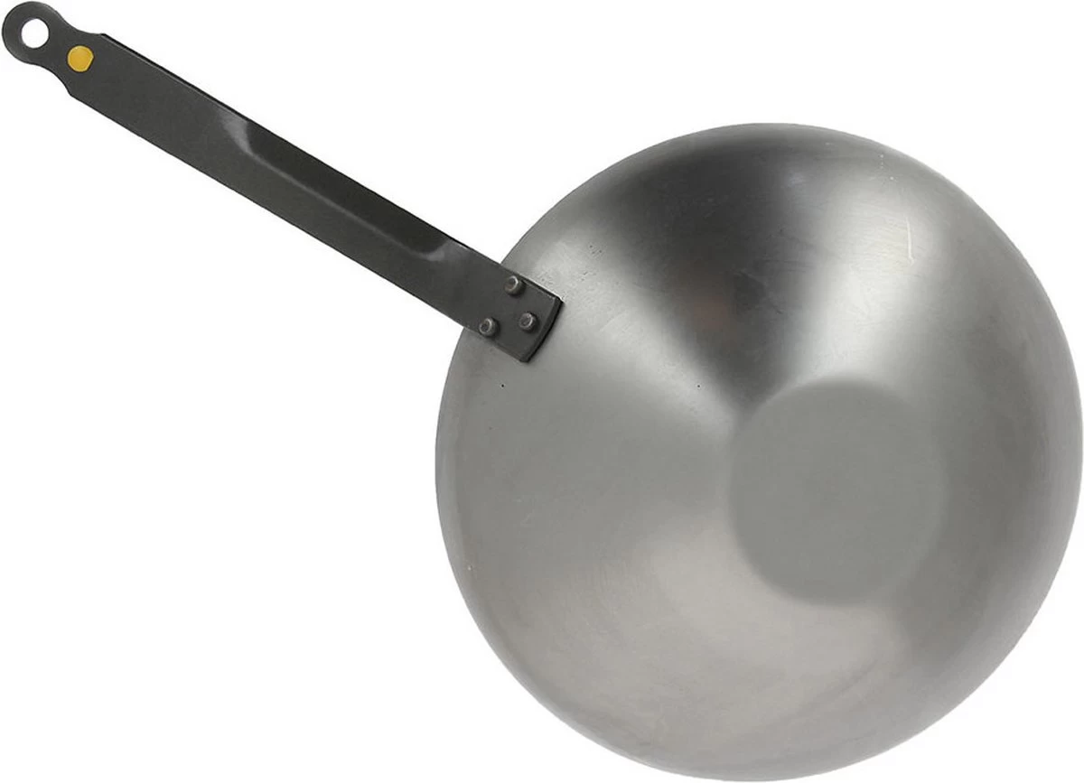 DeBuyer - Mineral B Wok 28cm - Staal 2 DeBuyer - Mineral B Wok 28cm - Staal - Afbeelding 2
