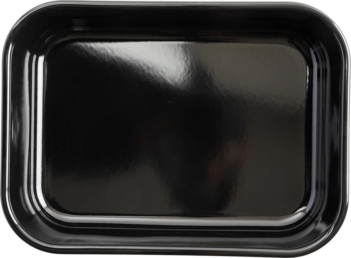 Dagelijkse Kost Door Jeroen Meus - Braadslede 39,5x28,6cm - Olijfgroen - Emaille - PFAS-vrij 2 Dagelijkse Kost Door Jeroen Meus - Braadslede 39,5x28,6cm - Olijfgroen - Emaille - PFAS-vrij - Afbeelding 2