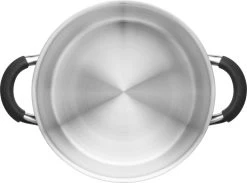 Sola Pannenset Venice - 4 Delig - Ø 16,16,18,20 Cm - Zilver - RVS - Sandwichbodem -Aanbiedingen Tefal Winkel 1200x887