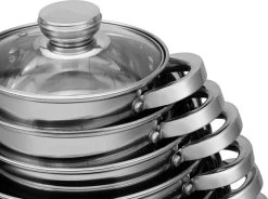 Edënbërg Classic Line - RVS Luxe Pannenset 12 Delig - Voorzien Van 9-Laags Bodem! -Aanbiedingen Tefal Winkel 1200x892