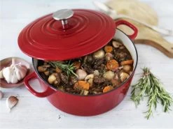 BK Bourgogne Braadpan Ø 24 Cm - Rood - Gietijzer - Inductie -Aanbiedingen Tefal Winkel 1200x900 33