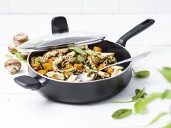 GreenPan Memphis Hapjespan 28cm - Zwart - Inductie - PFAS-vrij 24 GreenPan Memphis Hapjespan 28cm - Zwart - Inductie - PFAS-vrij -Aanbiedingen Tefal Winkel 1200x900 42
