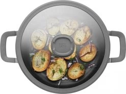 BergHOFF Leo Hapjespan Stone - 28 Cm - Met Glazen Deksel 6 BergHOFF Leo Hapjespan Stone - 28 Cm - Met Glazen Deksel -Aanbiedingen Tefal Winkel 1200x904 1