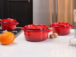 Sola Braadpan Gietijzer - Ø 28 Cm - Oranje/Rood - Gietijzer - Extra Zware Bodem -Aanbiedingen Tefal Winkel 1200x905 6