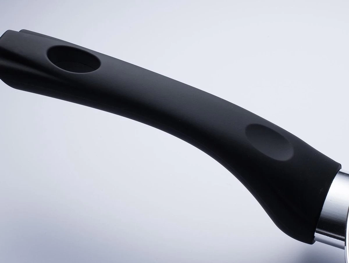 Sola Hapjespan Stonehenge - Ø 28 Cm - Zwart/wit - Aluminium - Antiaanbaklaag 5 Sola Hapjespan Stonehenge - Ø 28 Cm - Zwart/wit - Aluminium - Antiaanbaklaag - Afbeelding 5