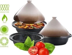 CUILINA Tajine Ø 30 Cm Geschikt Voor Alle Kookplaten, Inclusief Inductie. 11 CUILINA Tajine Ø 30 Cm Geschikt Voor Alle Kookplaten, Inclusief Inductie. -Aanbiedingen Tefal Winkel 1200x916 2