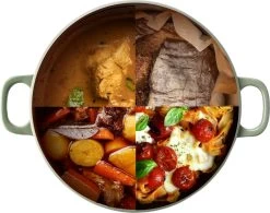 BK Bourgogne Braadpan Ø 24 Cm - Groen - Gietijzer - Inductie -Aanbiedingen Tefal Winkel 1200x945 6