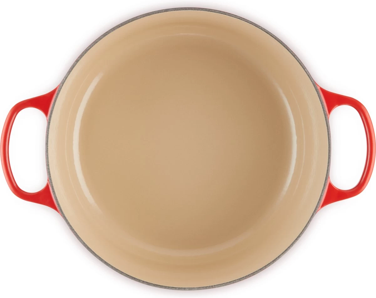 Le Creuset Braadpan Signature Kersenrood - ø 28 Cm / 6.7 Liter 5 Le Creuset Braadpan Signature Kersenrood - ø 28 Cm / 6.7 Liter - Afbeelding 5