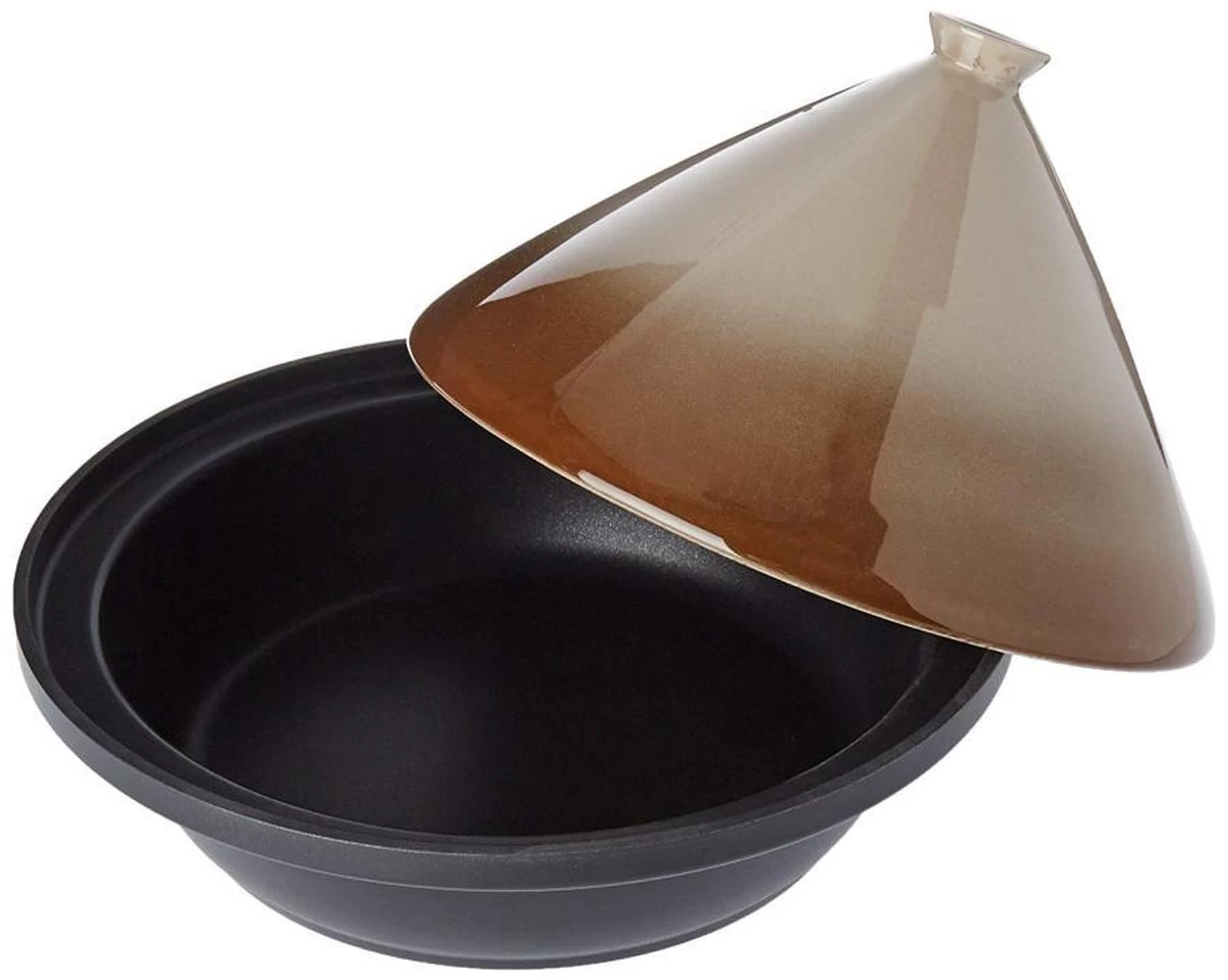 Tajine Ø 30 Cm Geschikt Voor Alle Kookplaten, Inclusief Inductie. 4 Tajine Ø 30 Cm Geschikt Voor Alle Kookplaten, Inclusief Inductie. - Afbeelding 4