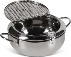 Edënbërg Classic Line - Japanse Frituurpan Met Thermometer - 3.4 Liter - Friteuse/Frituurpot RVS -Aanbiedingen Tefal Winkel 1200x960