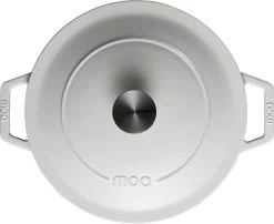 MOA Gietijzeren Braadpan - Inhoud 5,7 Liter - 26CM - Rond - Alle Warmtebronnen - Ook Voor Inductie - Gewicht 5,8 Kg - Wit - C26W -Aanbiedingen Tefal Winkel 1200x981 1