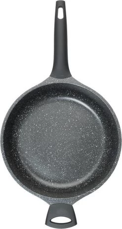 Sola Hapjespan Fair Cooking - Ø 28 Cm - Zwart/wit - Aluminium - Antiaanbaklaag -Aanbiedingen Tefal Winkel 638x1200