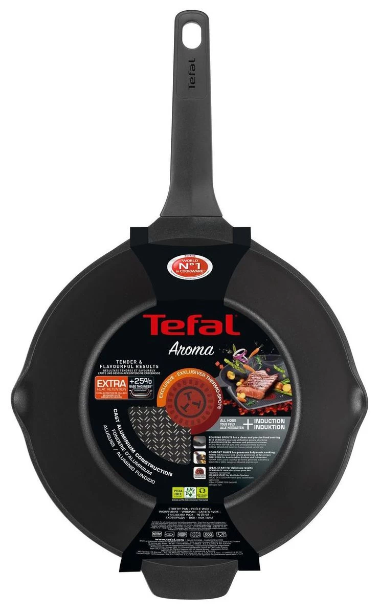 Tefal Aroma Wokpan - Ø 28 Cm 5 Tefal Aroma Wokpan - Ø 28 Cm - Afbeelding 5