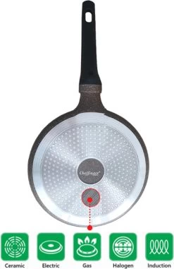 Cheffinger Pannenkoekenpan - Antiaanbaklaag - Krasbestendig - 28cm -Aanbiedingen Tefal Winkel 778x1200 1