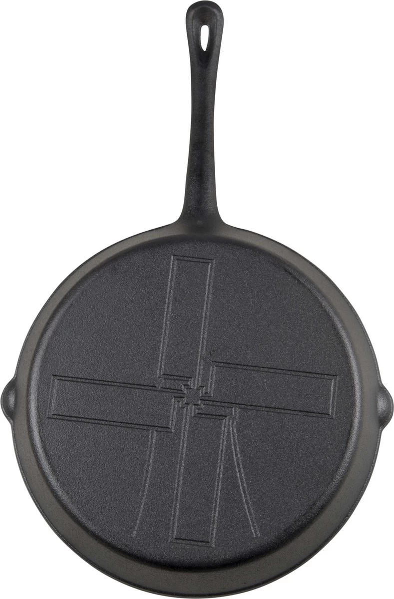 The Windmill Koekenpan Skillet Maxi 26 Cm Gietijzer Zwart 5 The Windmill Koekenpan Skillet Maxi 26 Cm Gietijzer Zwart - Afbeelding 5