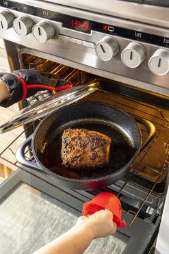 Smile 10-Delige Pannenset - Anti Aanbaklaag - Vaatwasser Bestendig - Zwart - MGK-17 -Aanbiedingen Tefal Winkel 800x1200 11