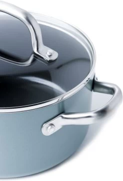 GreenPan Mayflower Pannenset - 5-delig + 5 Accessoires - Lichtblauw - Inductie - PFAS-vrij 24 GreenPan Mayflower Pannenset - 5-delig + 5 Accessoires - Lichtblauw - Inductie - PFAS-vrij -Aanbiedingen Tefal Winkel 817x1200