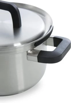 BK Flow Cool Pannenset - 4-delig – RVS Deksels - Veilig Afgietsysteem - Geschikt Voor Alle Warmtebronnen -Aanbiedingen Tefal Winkel 838x1200