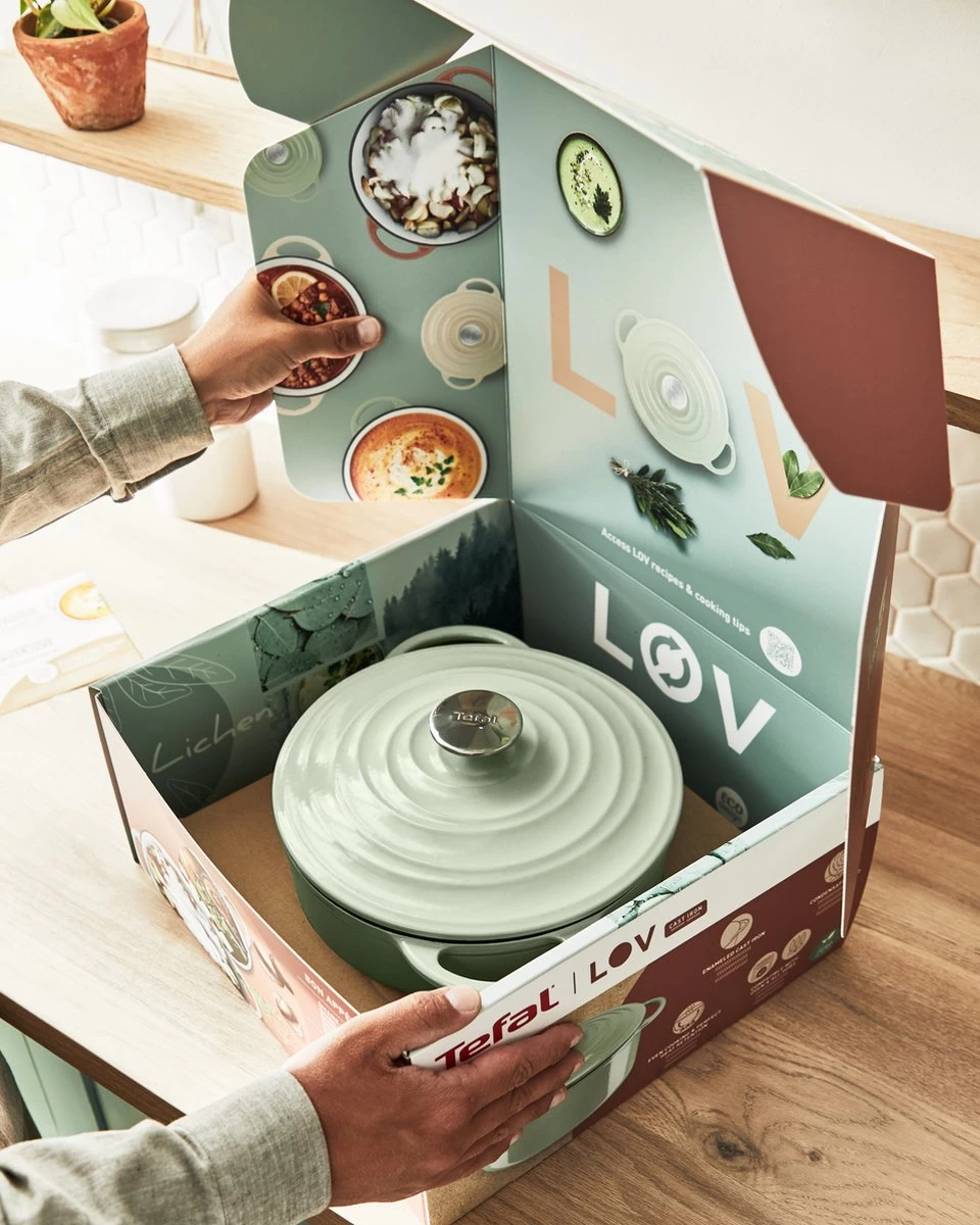 Tefal LOV Braadpan - 5L - Ø25 Cm - Groen 11 Tefal LOV Braadpan - 5L - Ø25 Cm - Groen - Afbeelding 11